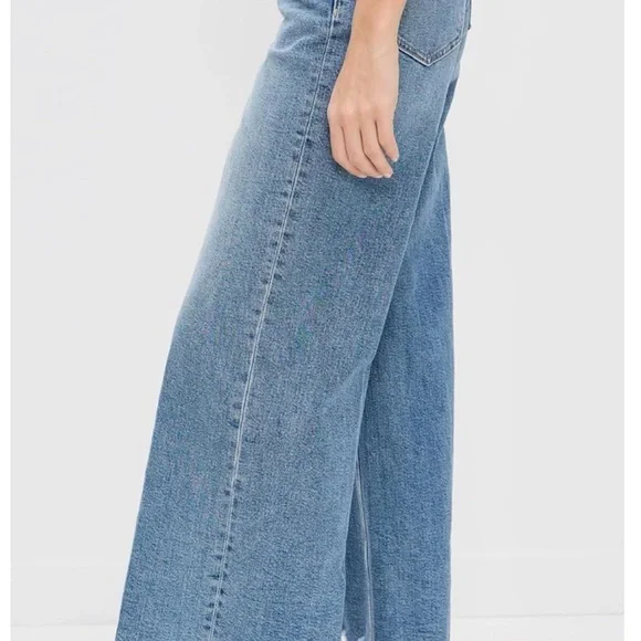 Pistola Lana Crop High Rise Ultra Wide Leg Color - Rhythm Vintage Jeans NTW - Picture 9 of 9